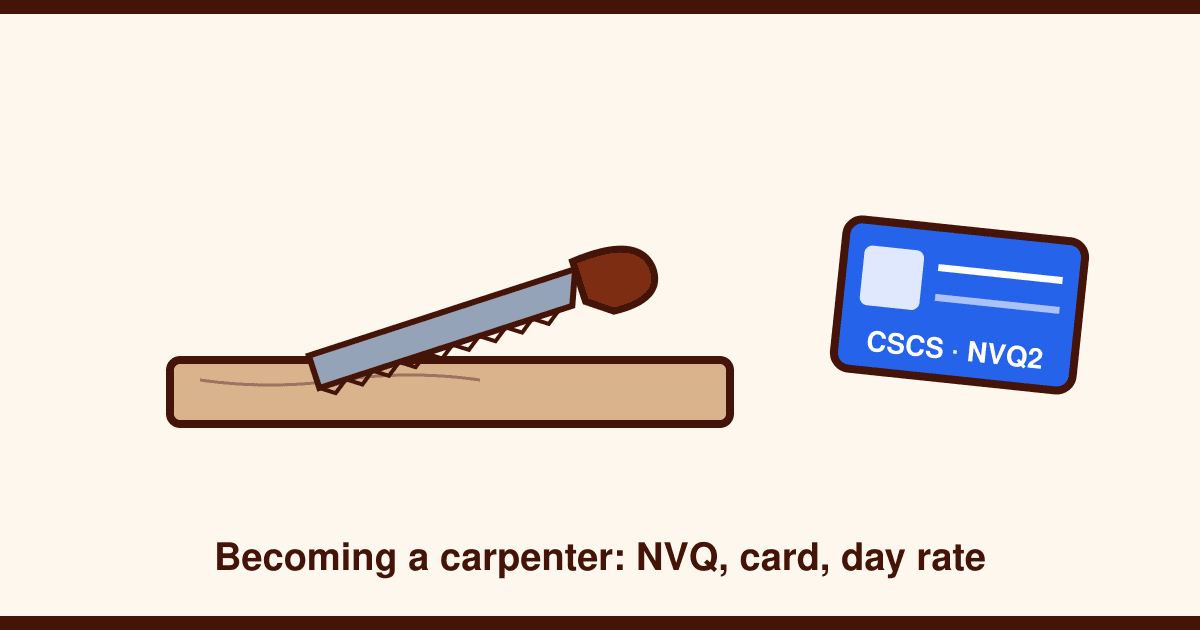 How to Become a Carpenter in the UK: Apprenticeships, the NVQ Shortcut and the Blue CSCS Card